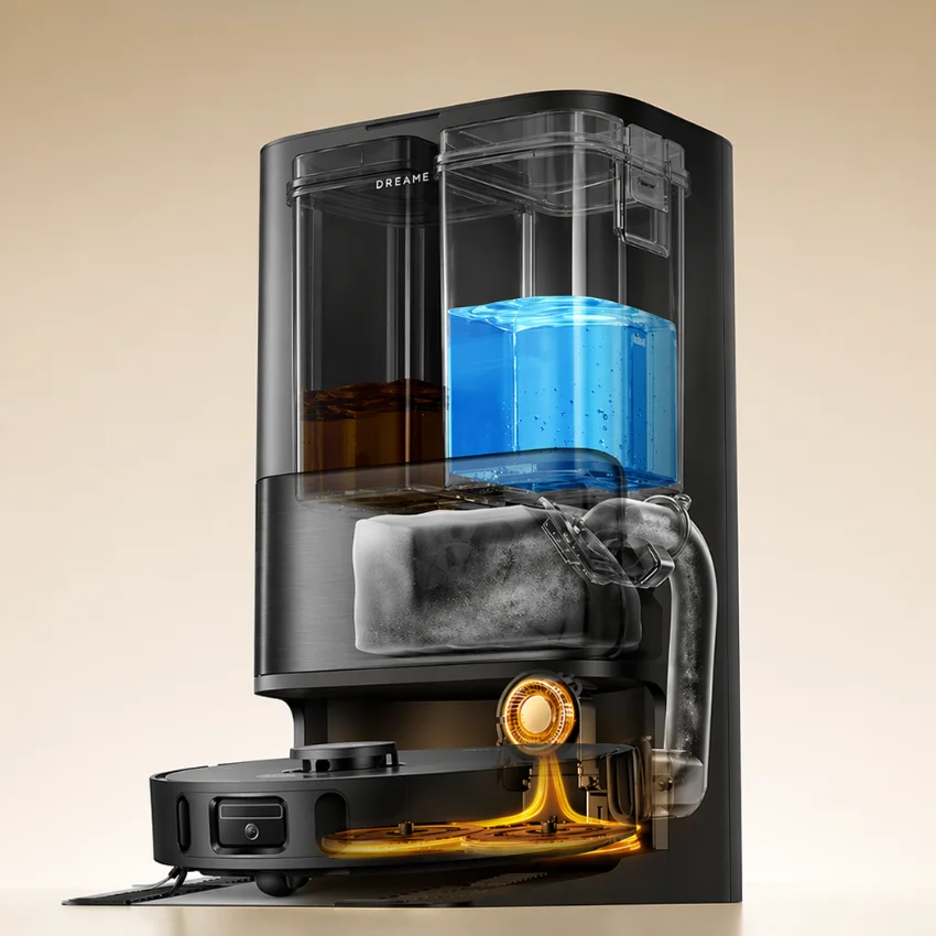 Robot h&uacute;t bụi lau s&agrave;n Dreame D30 Ultra đi k&egrave;m trạm sạc PowerDock