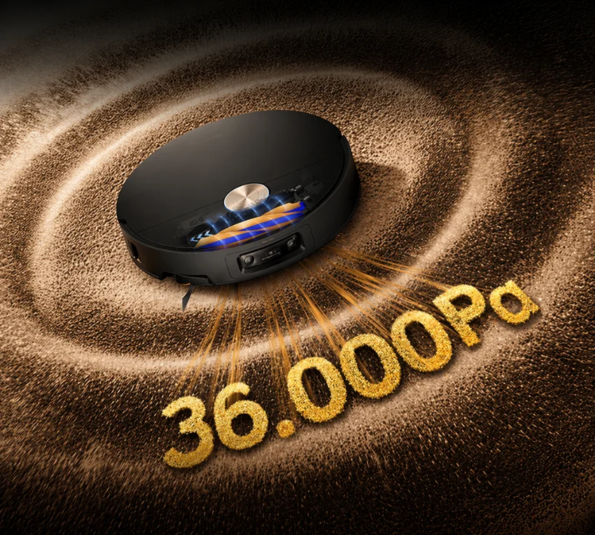 Dreame X60 Ultra trang bị lực h&uacute;t Vormax&trade; 36.000Pa