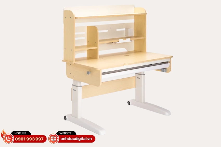 Mặt bàn Epione AlphaDesk có kích thước tiêu chuẩn 1.2 × 0.6 mc