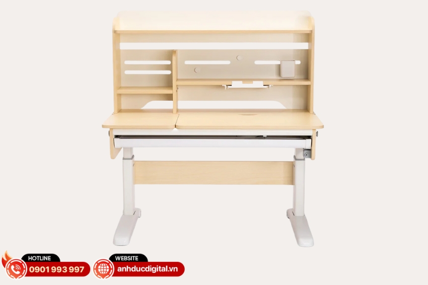 AlphaDesk được trang bị khung thép 2-Stage chắc chắn mang lại khả năng chịu lực cao