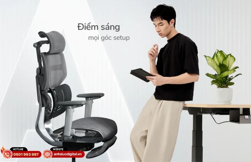 Ghế Epione AliusChair hỗ trợ tư thế ngồi làm việc lâu