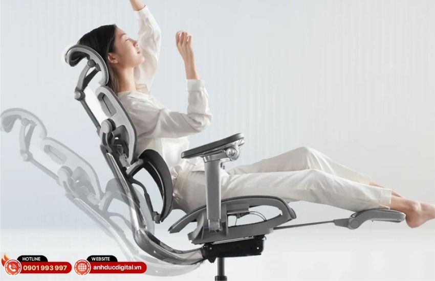 Cơ chế ngả và điều chỉnh ghế Epione AliusChair