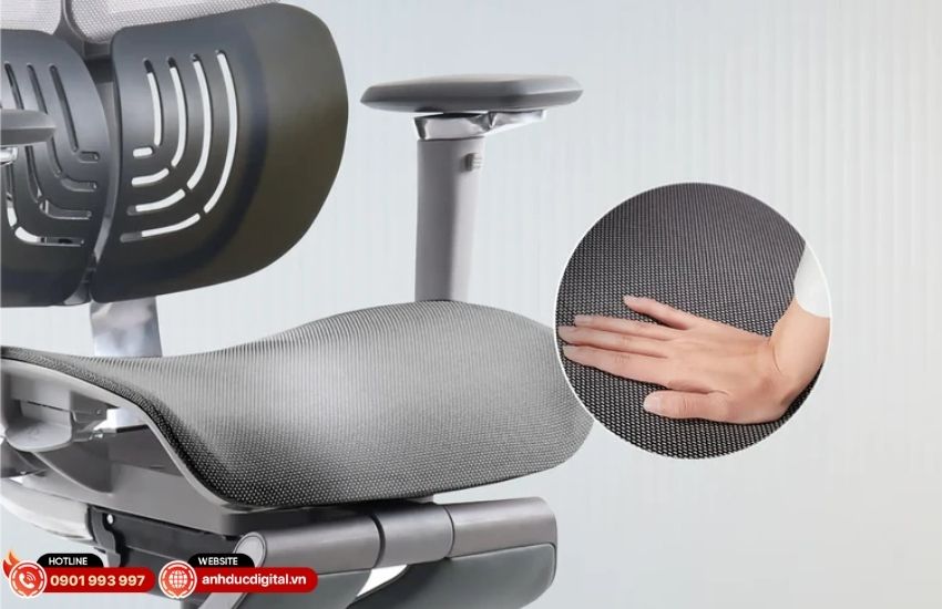 Chất liệu và kết cấu ghế công thái học Epione AliusChair