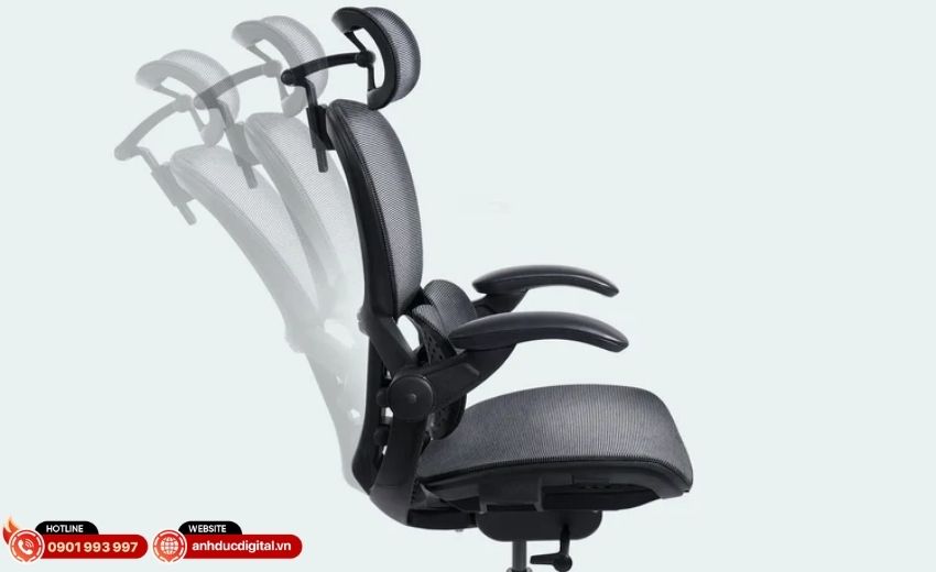 Cơ chế ngả lưng TrueTilt 3 nấc của ghế c&ocirc;ng th&aacute;i học Epione SynoChair