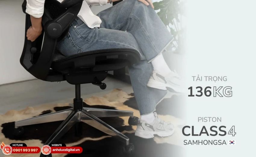 Piston Class 4 Samhongsa H&agrave;n Quốc tr&ecirc;n ghế c&ocirc;ng th&aacute;i học Epione SynoChair