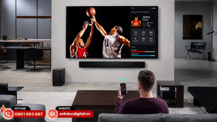 LG UHD 4K 55 inch 55UA7350PSB mang đến kho nội dung phong ph&uacute; với LG Channels