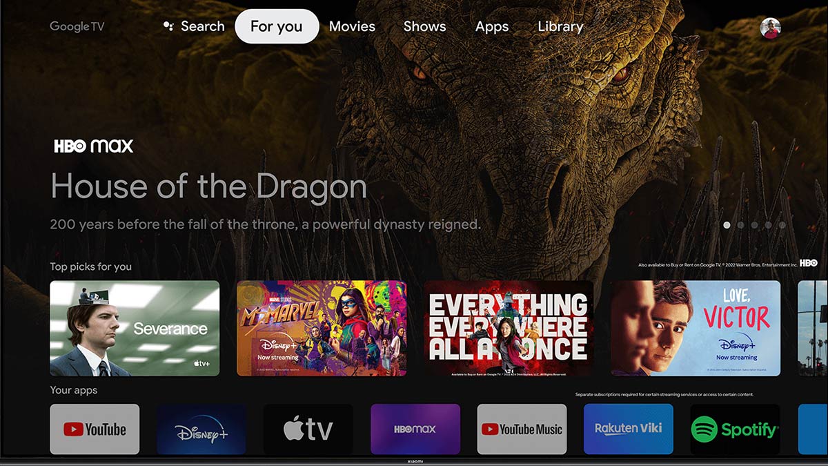 Giải trí không giới hạn trên Google TV