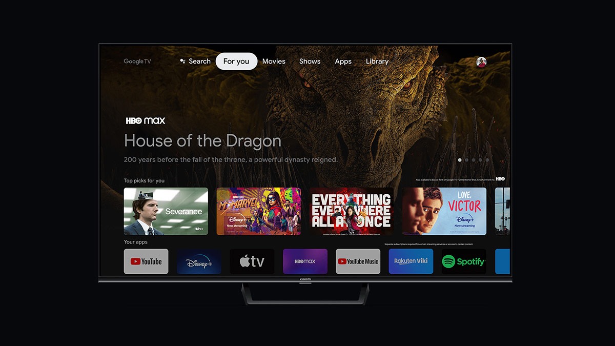 Hệ điều h&agrave;nh Google TV