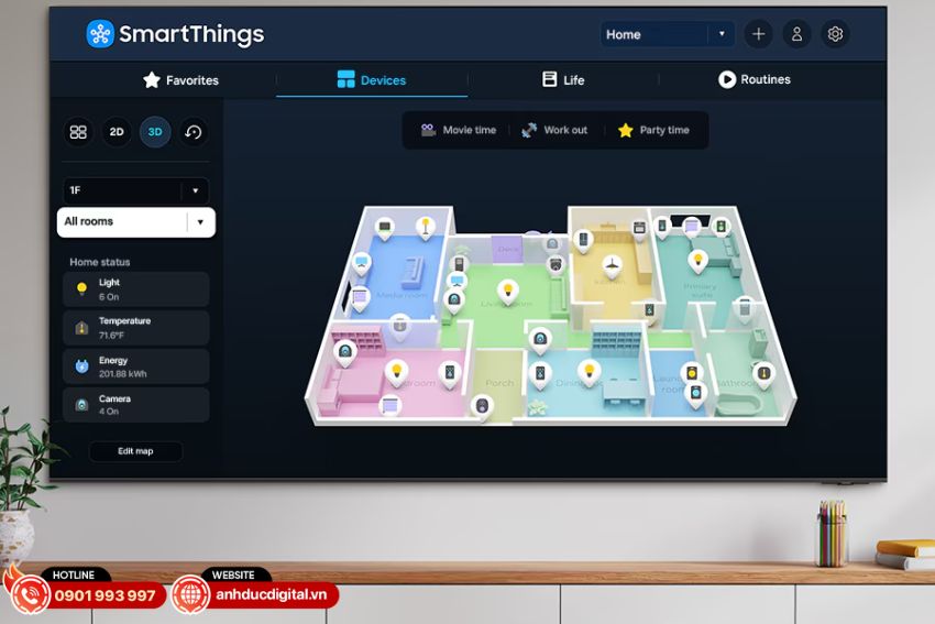 Chế độ 3D Map View