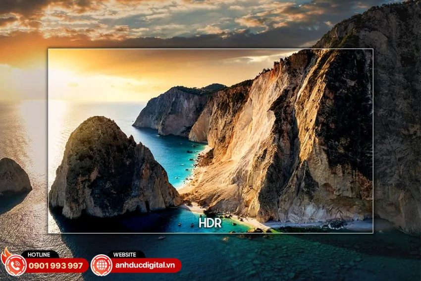 Samsung Crystal UHD U8500F 4K hỗ trợ công nghệ HDR và HDR10+