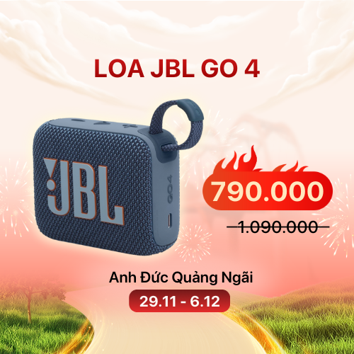 Loa JBL Go 4 | Blue (Chính Hãng)