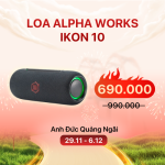 Loa Alpha Works IKON 10 | Black (Chính hãng)