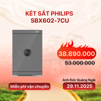 Két sắt Philips SBX602-7CU | Gray