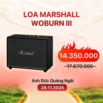 Loa Marshall Woburn III | Black (Chính Hãng)