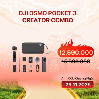 DJI Osmo Pocket 3 Creator Combo (Chính Hãng)
