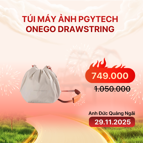 Túi máy ảnh PGYTECH OneGo Drawstring | Ivory (Chính hãng)