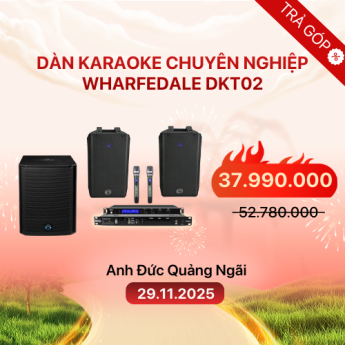 Dàn Karaoke Chuyên Nghiệp Wharfedale DKT02 (Chính Hãng)