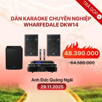 Dàn Karaoke Chuyên Nghiệp Wharfedale DKW14 (Chính Hãng)
