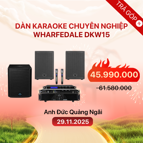 Dàn Karaoke Chuyên Nghiệp Wharfedale DKW15 (Chính Hãng)