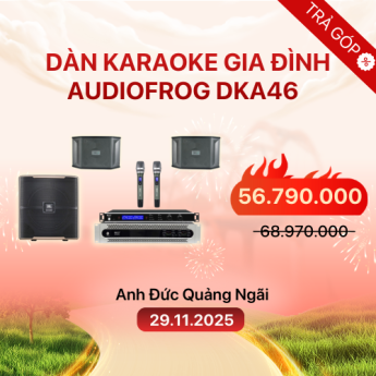 Dàn Karaoke Gia Đình Audiofrog DKA46 (Chính Hãng)