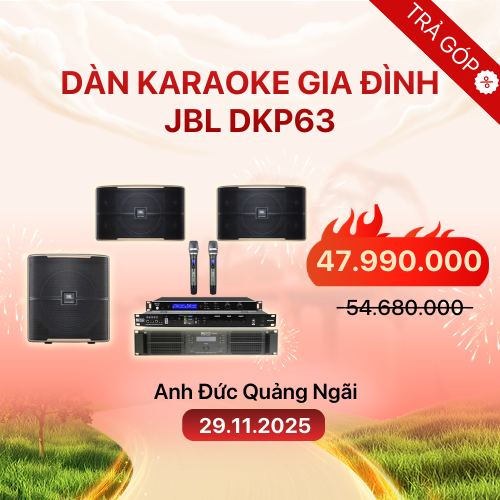 Dàn Karaoke Gia Đình JBL DKP63 (Chính Hãng)