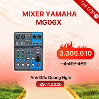 Mixer Yamaha MG06X (Chính Hãng)