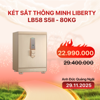 Két sắt thông minh Liberty LB58 S5II - 80kg | Gold