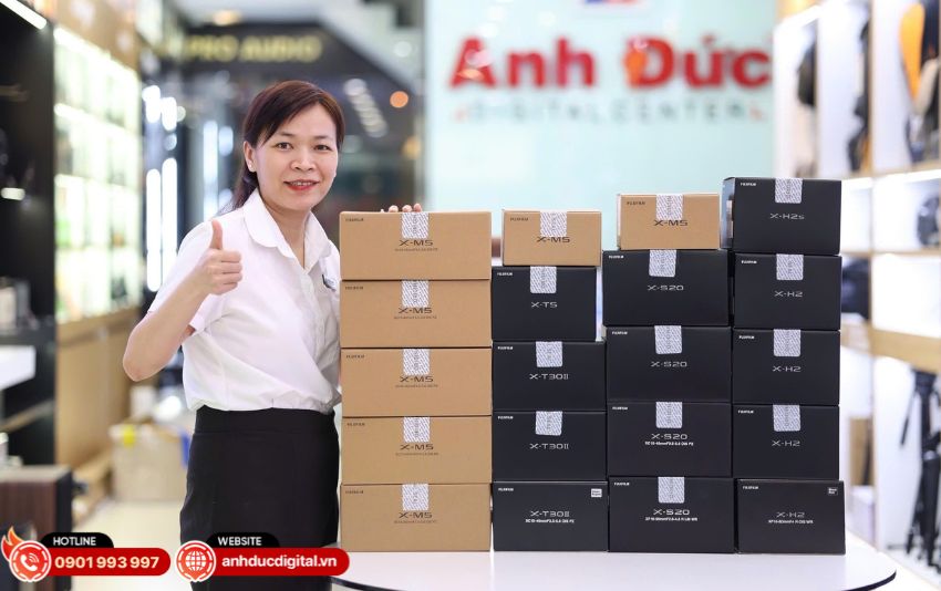 Máy Fujifilm X-T5 và X-H2 chụp sản phẩm thương mại chi tiết cao