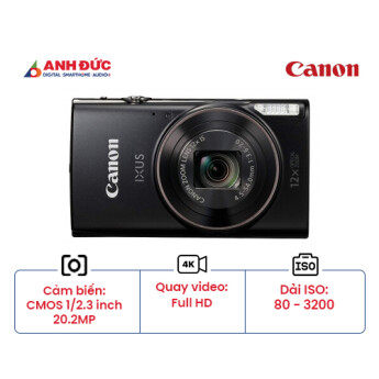 Máy ảnh Canon IXUS 285 HS | Black (Chính hãng)