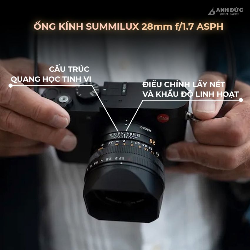 Leica Q3 - cấu trúc ống kính