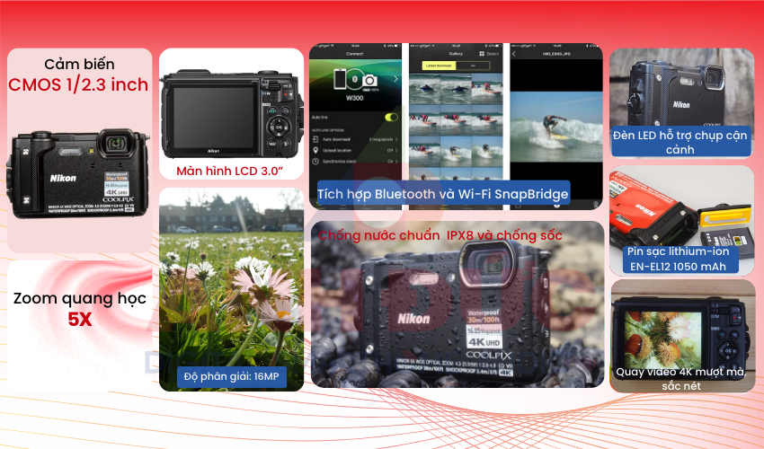 Máy ảnh Nikon COOLPIX W300