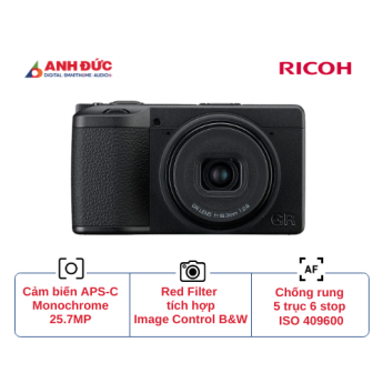 Máy ảnh Ricoh GR IV Monochrome (Chính hãng)