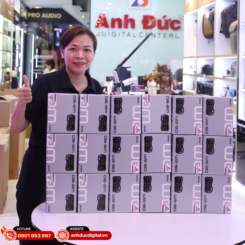 Mua Ricoh Pentax WG-90 chính hãng tại Anh Đức Digital
