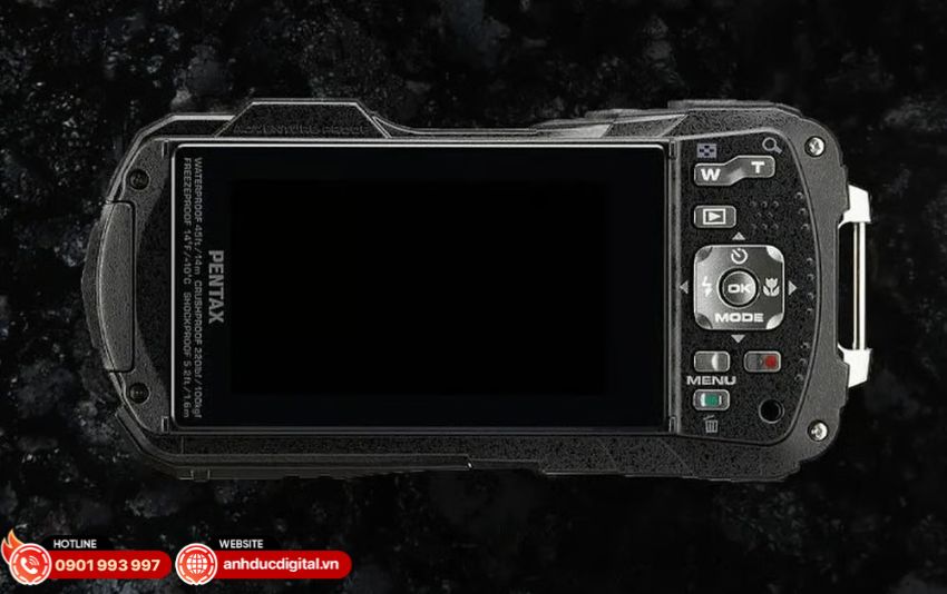 Màn hình LCD chống chói của Ricoh WG-90