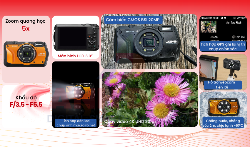 Máy ảnh Ricoh WG-6