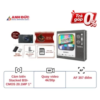 Máy ảnh Sony Cyber-shot DSC-RX100 VII | Retro Kit (Chính hãng)