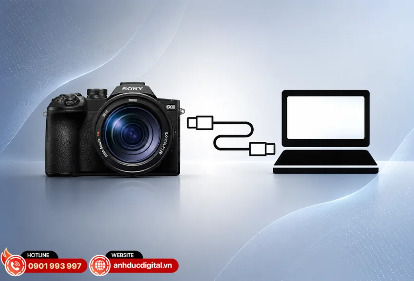 Sony RX10 V được trang bị đầy đủ c&aacute;c cổng kết nối phục vụ nhu cầu quay chụp chuy&ecirc;n nghiệp