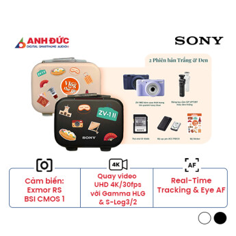 Máy ảnh Sony ZV-1 II Vlog on the Go Edition | White (Chính hãng)