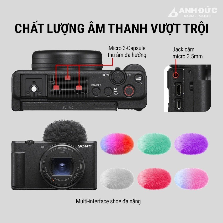 Sony ZV-1 II - Âm thanh