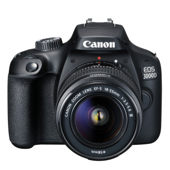 Máy ảnh Canon EOS 3000D + Lens EF-S 18-55mm f/3.5-5.6 III (Chính hãng)