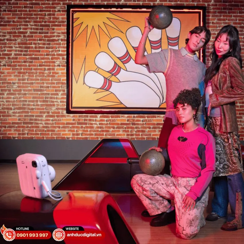 Cần gạt hẹn giờ v&agrave; đ&egrave;n LED b&aacute;o hiệu Instax Mini 13