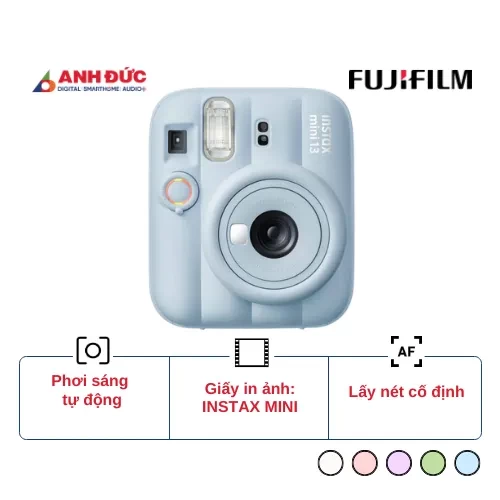 Máy ảnh Fujifilm Instax Mini 13 | Blue (Chính hãng)