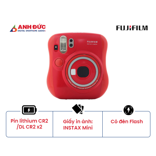 Máy ảnh Fujifilm Instax Mini 25 | Red (Chính hãng)