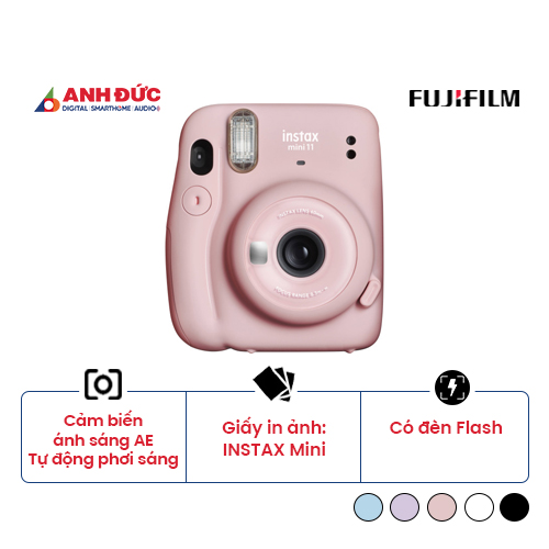 Máy ảnh Fujifilm Instax Mini 11 | Blush Pink (Chính hãng)