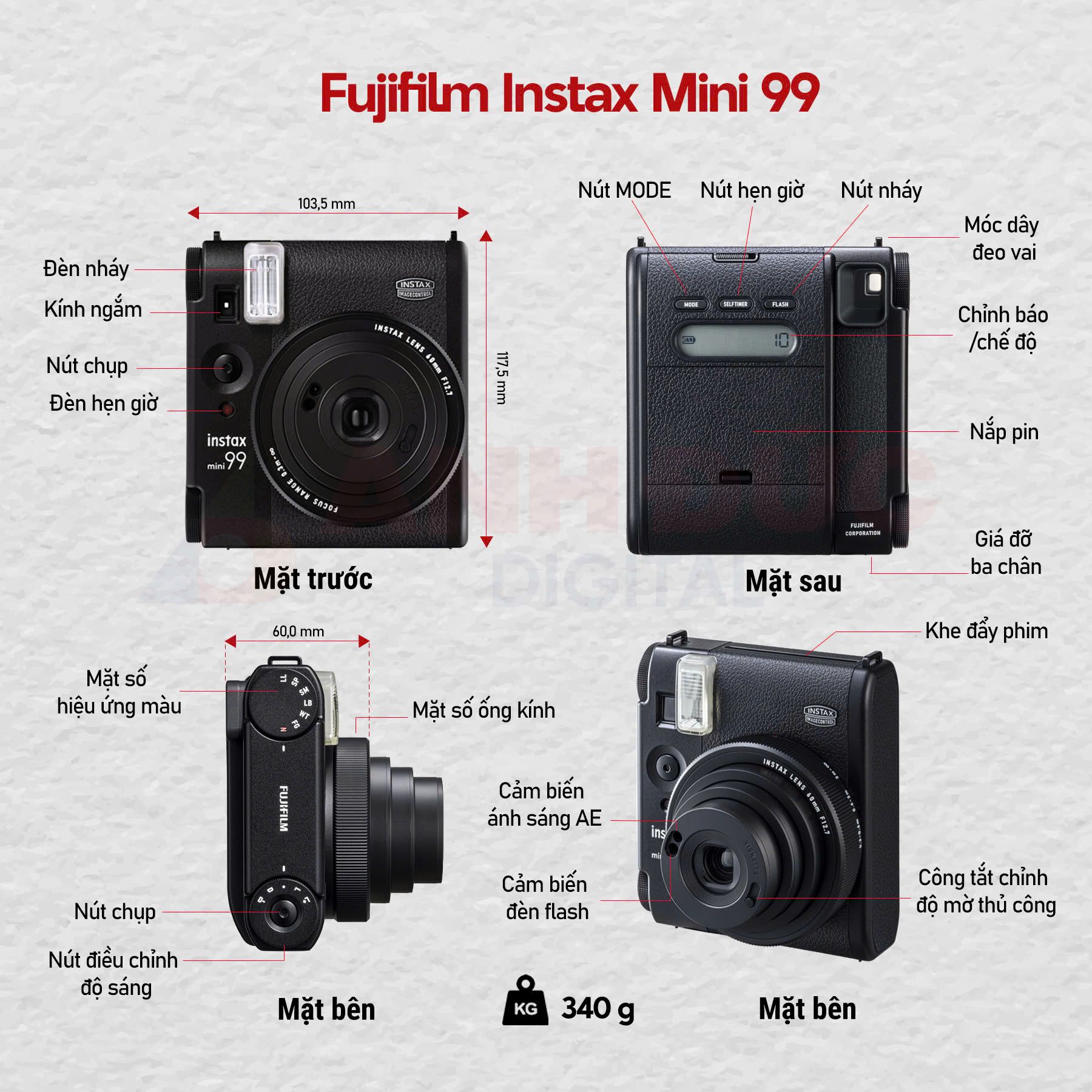 Máy ảnh Fujifilm Instax Mini 99