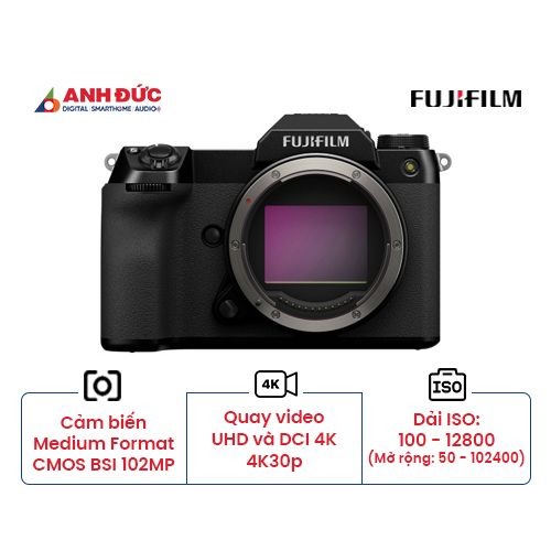 Máy ảnh Fujifilm GFX 100S | Body Only (Chính hãng)