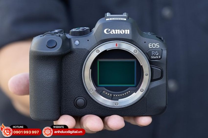 Cảm biến CMOS full-frame 24.2MP trên Canon EOS R6 Mark II