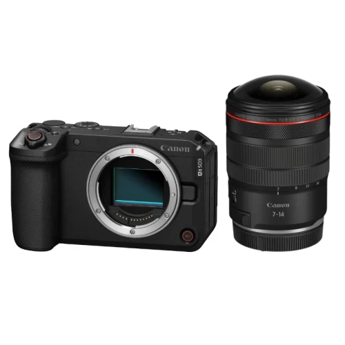Máy ảnh Canon EOS R6 V + Lens RF 7-14mm F2.8-3.5 L Fisheye STM (Chính hãng)