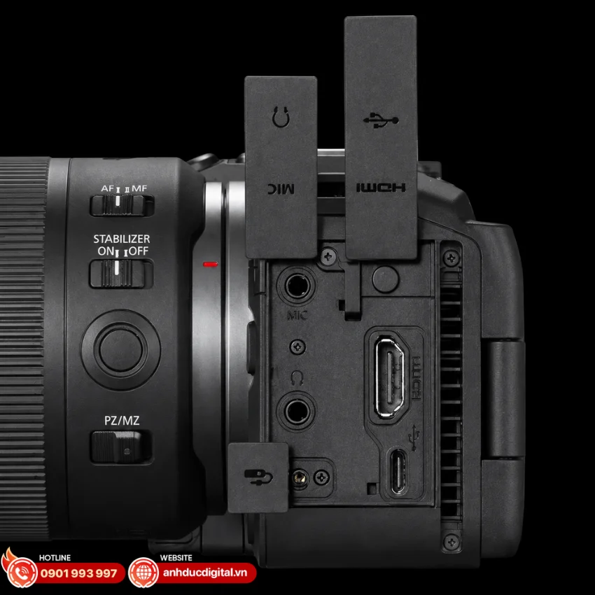 Canon EOS R6 V được trang bị hệ thống kết nối hiện đại