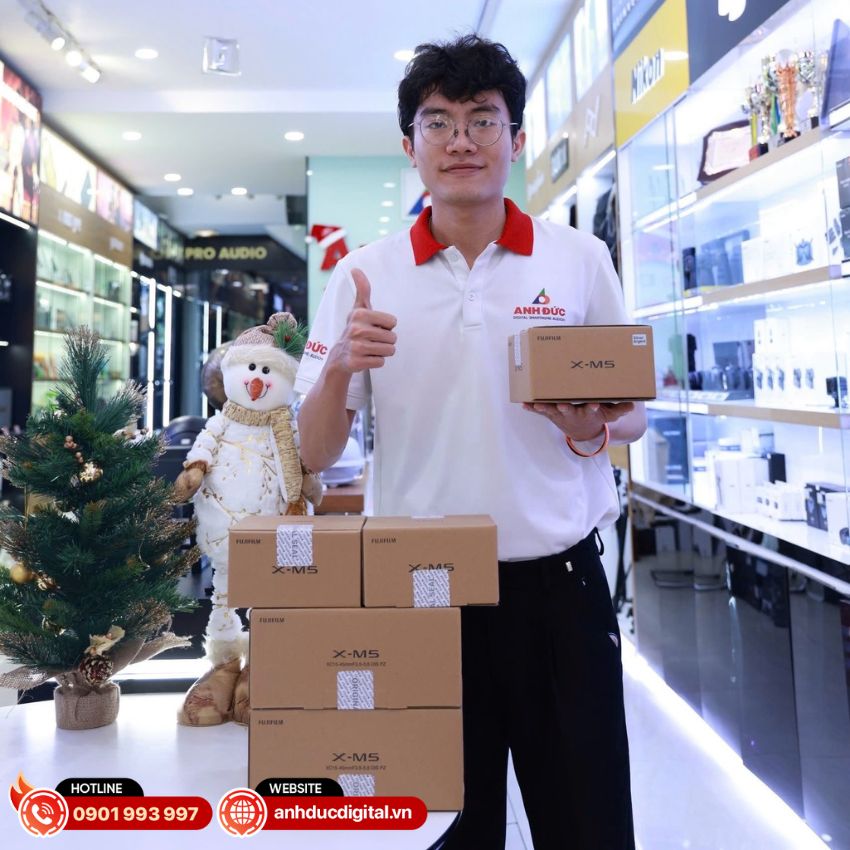 sở hữu Fujifilm X-M5 tại Anh Đức Digital